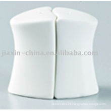 White color porcelain salt & pepper set JX-22A
